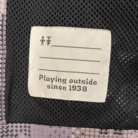 Columbia kids raincoat - grey pixel pattern size medium! - Picture 4 of 4